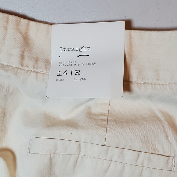 🤎A New Day Women's High-Rise Pleat Front Straight Chino Pants - Picture 5 of 5